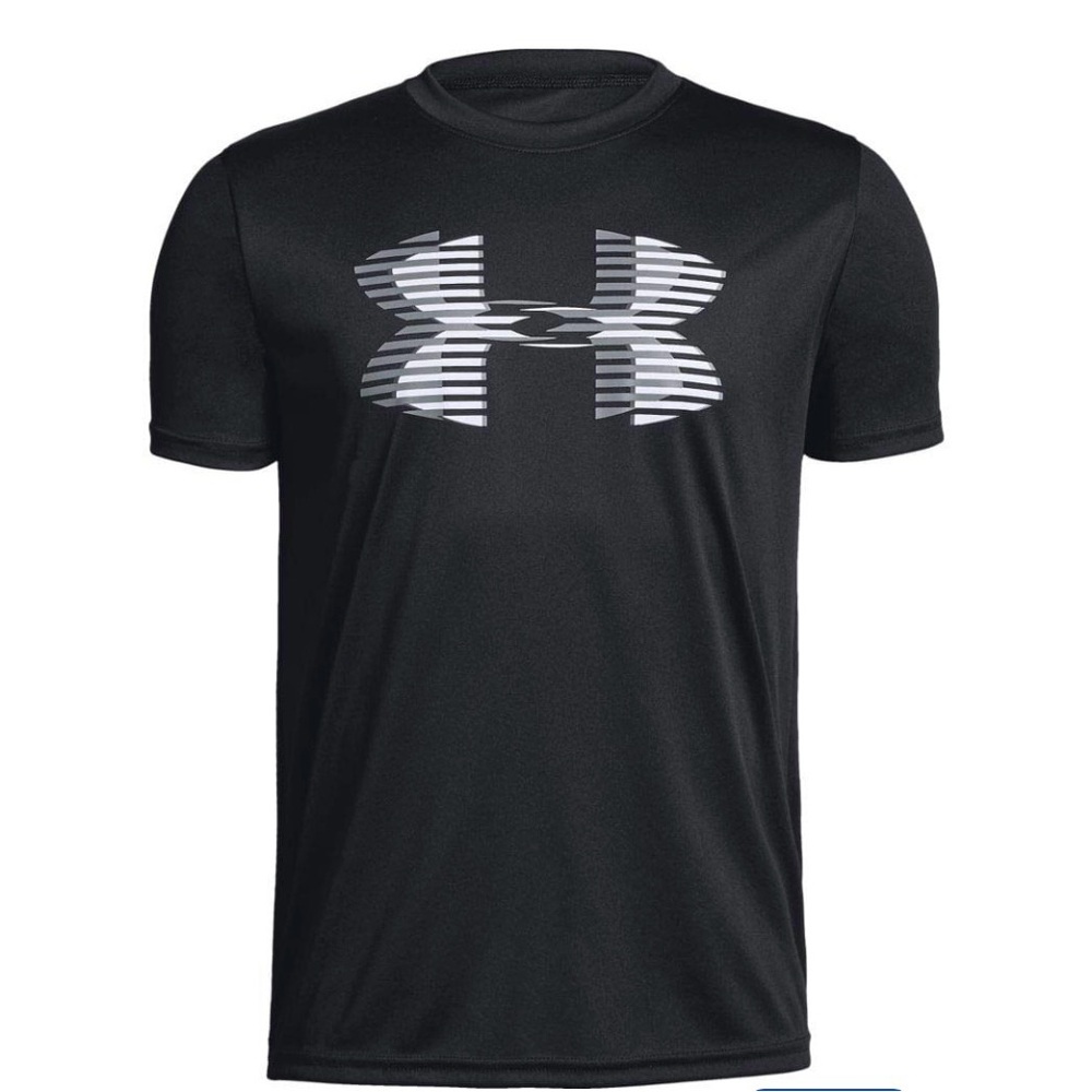 Under Armour Black Tee with White Logo